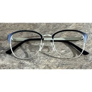 Eyebuydirect THE MOON C1 Full Rim Black Golden Eyeglasses Frames 53-19-145-42 G2